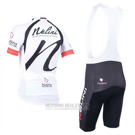 2013 Fahrradbekleidung Nalini Wei Trikot Kurzarm und Tragerhose