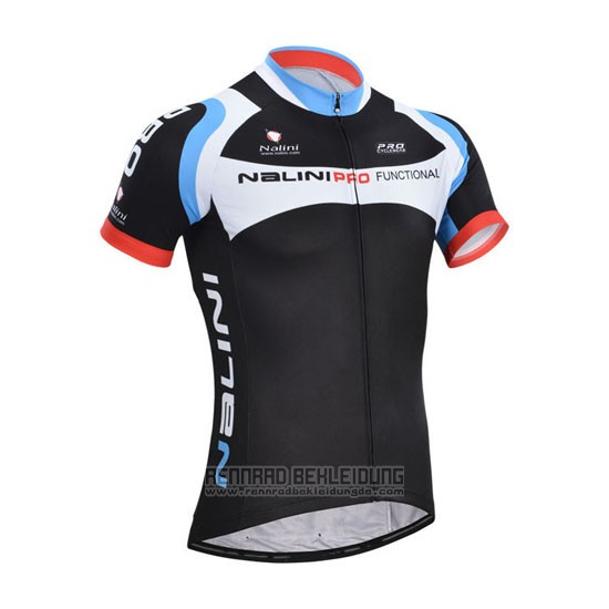 2014 Fahrradbekleidung Nalini Shwarz Trikot Kurzarm und Tragerhose