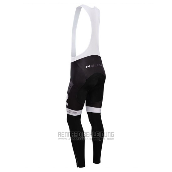 2014 Fahrradbekleidung Nalini Shwarz Trikot Langarm und Tragerhose