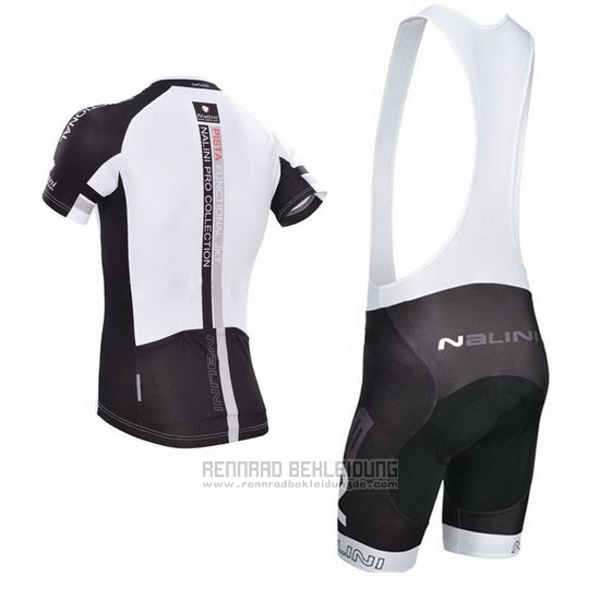 2014 Fahrradbekleidung Nalini Wei Trikot Kurzarm und Tragerhose