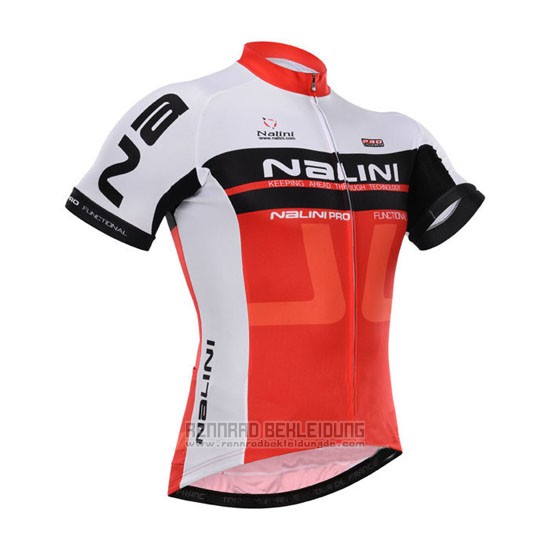 2015 Fahrradbekleidung Nalini Rot und Wei Trikot Kurzarm und Tragerhose