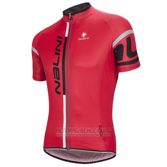 2016 Fahrradbekleidung Nalini Rot Trikot Kurzarm und Tragerhose