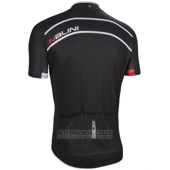 2016 Fahrradbekleidung Nalini Shwarz Trikot Kurzarm und Tragerhose