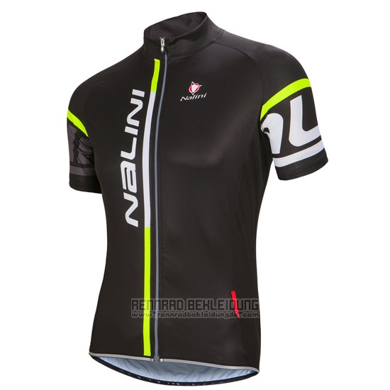 2016 Fahrradbekleidung Nalini Tief Shwarz Trikot Kurzarm und Tragerhose