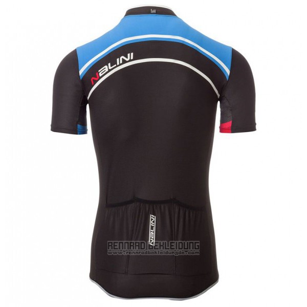 2017 Fahrradbekleidung Nalini Sinello Ti Blau Trikot Kurzarm und Tragerhose