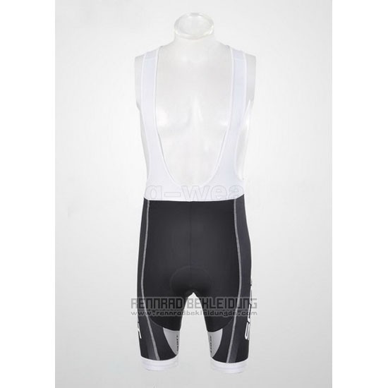 2012 Fahrradbekleidung Scott Shwarz und Grau Trikot Kurzarm und Tragerhose