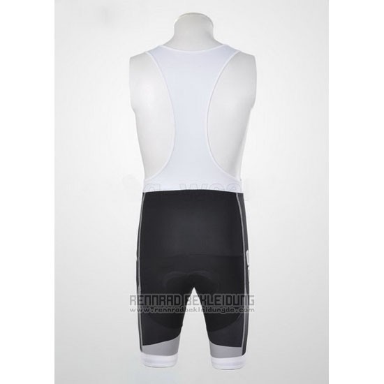 2012 Fahrradbekleidung Scott Shwarz und Grau Trikot Kurzarm und Tragerhose