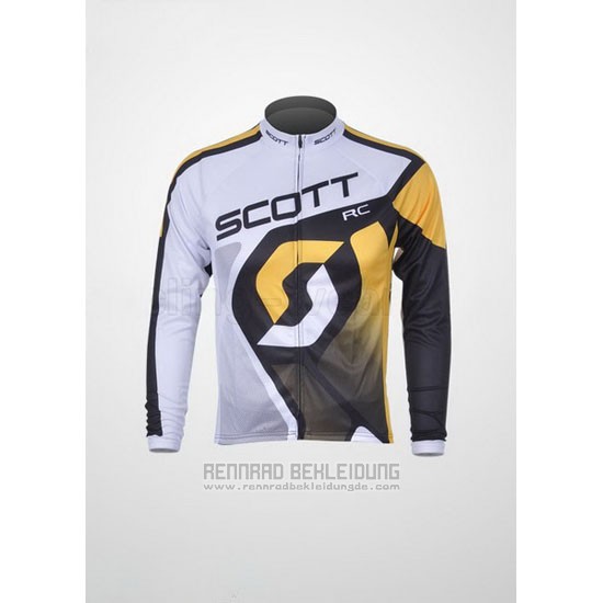 2012 Fahrradbekleidung Scott Wei Trikot Langarm und Tragerhose