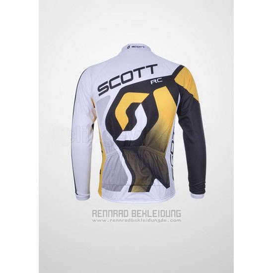 2012 Fahrradbekleidung Scott Wei Trikot Langarm und Tragerhose