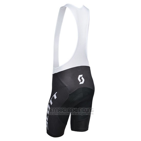 2014 Fahrradbekleidung Scott Shwarz und Wei Trikot Kurzarm und Tragerhose