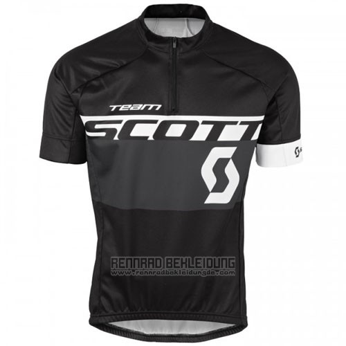 2016 Fahrradbekleidung Scott Wei und Shwarz Trikot Kurzarm und Tragerhose