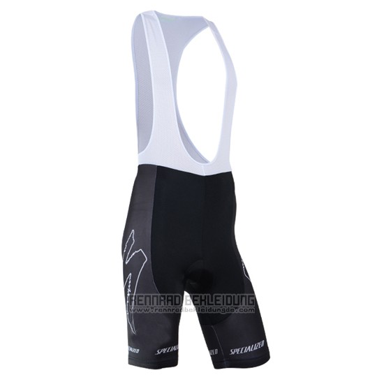 2014 Fahrradbekleidung Specialized Shwarz und Grun Trikot Kurzarm und Tragerhose