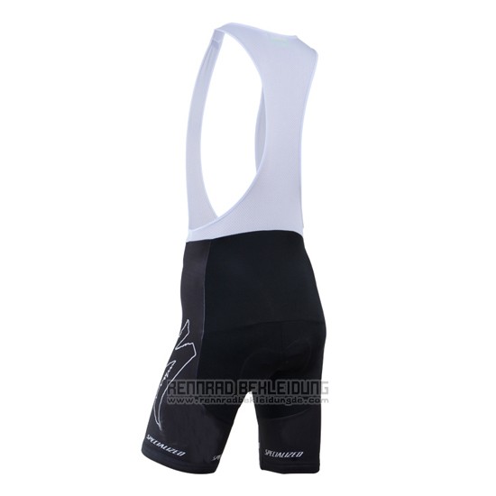 2014 Fahrradbekleidung Specialized Shwarz und Grun Trikot Kurzarm und Tragerhose