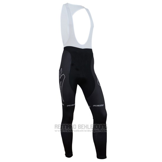 2014 Fahrradbekleidung Specialized Shwarz und Grun Trikot Langarm und Tragerhose