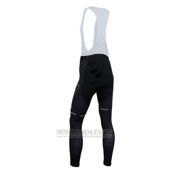 2014 Fahrradbekleidung Specialized Shwarz und Grun Trikot Langarm und Tragerhose