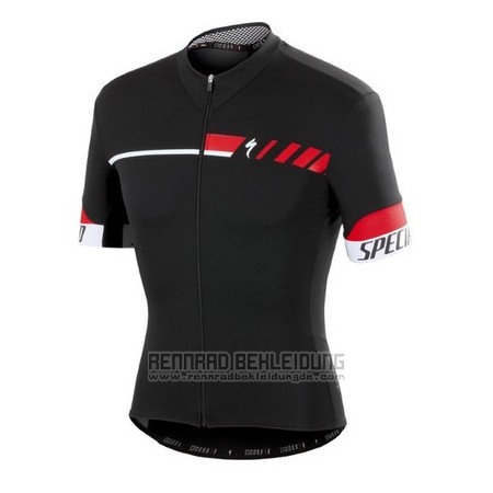 2015 Fahrradbekleidung Specialized Shwarz Trikot Kurzarm und Tragerhose