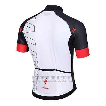 2015 Fahrradbekleidung Specialized Shwarz und Wei Trikot Kurzarm und Tragerhose