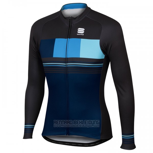 2017 Fahrradbekleidung Sportful Shwarz Trikot Langarm und Tragerhose