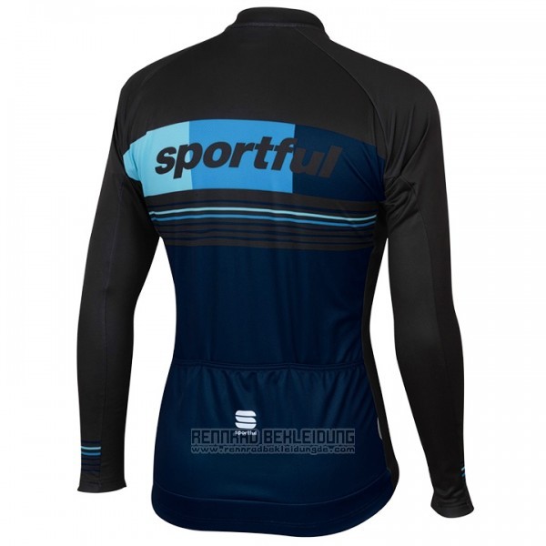 2017 Fahrradbekleidung Sportful Shwarz Trikot Langarm und Tragerhose