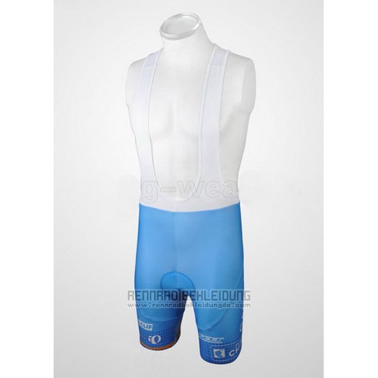 2010 Fahrradbekleidung Garmin Transtions Azurblau Trikot Kurzarm und Tragerhose