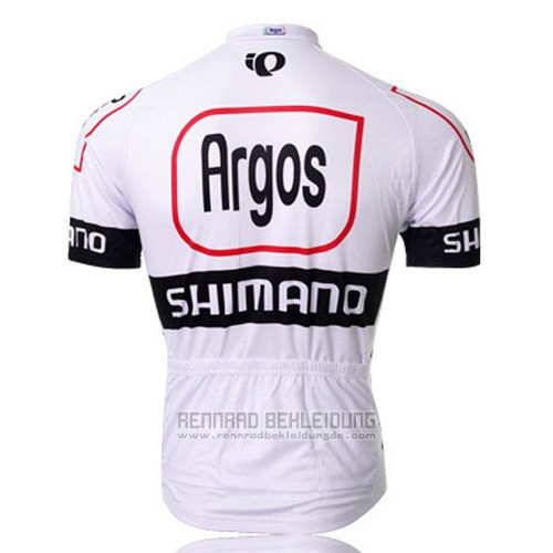 2013 Fahrradbekleidung Argos Shwarz und Wei Trikot Kurzarm und Tragerhose