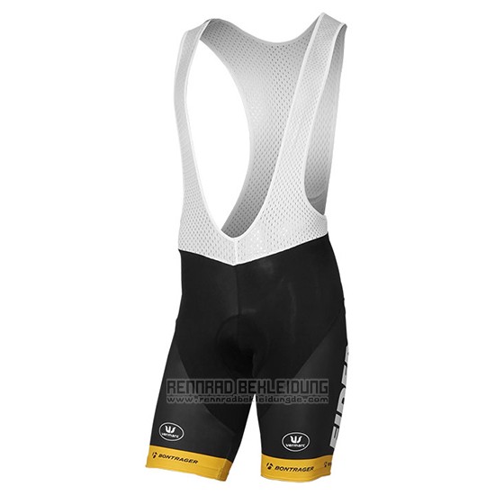 2017 Fahrradbekleidung Telenet Fidea Lions Shwarz Trikot Kurzarm und Tragerhose